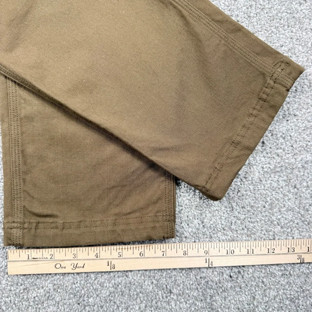 Duluth Trading Co Cargo Pants Women 12 x 33 Brown Curvesetter Stretch Outdoor